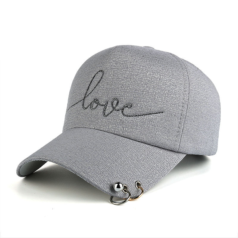 Ladies embroidered casual baseball cap Just NoNy