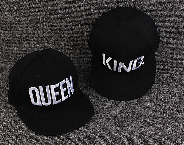 Spring and summer new King Queen couple hat Creative fashion outdoor sports sun hat Just NoNy