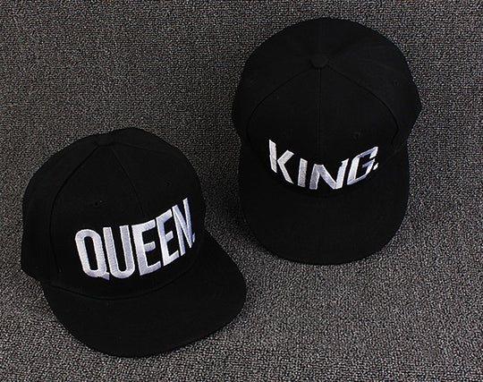 Spring and summer new King Queen couple hat Creative fashion outdoor sports sun hat Just NoNy
