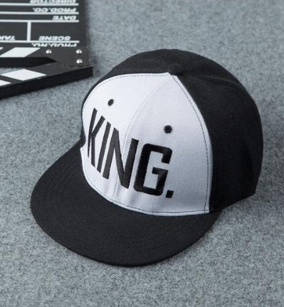 Spring and summer new King Queen couple hat Creative fashion outdoor sports sun hat Just NoNy