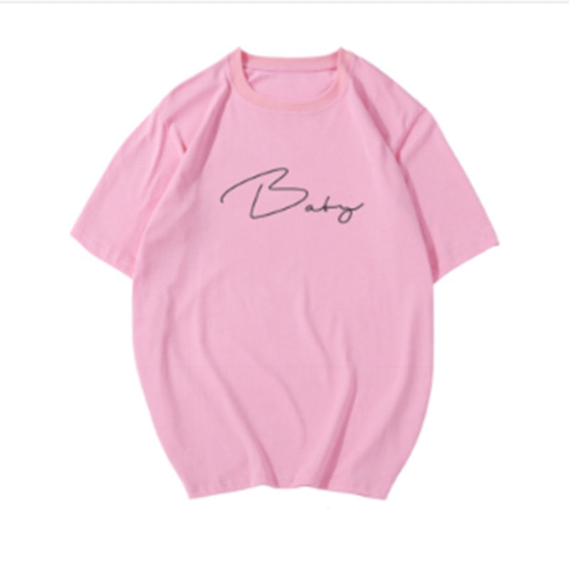 Fashion Short-sleeved Loose-fitting Student Shirt With Pure Cotton Inside Just NoNy