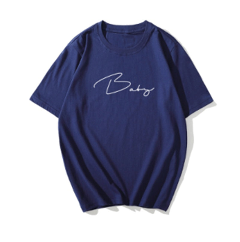 Fashion Short-sleeved Loose-fitting Student Shirt With Pure Cotton Inside Just NoNy