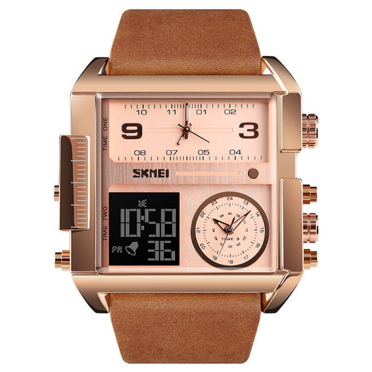 Square Large Dial Watch Men'S Business Just NoNy