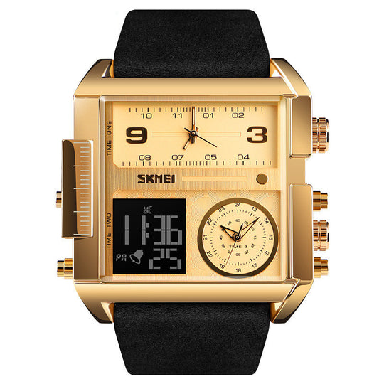 Square Large Dial Watch Men'S Business Just NoNy