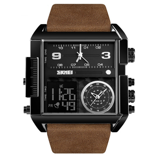 Square Large Dial Watch Men'S Business Just NoNy
