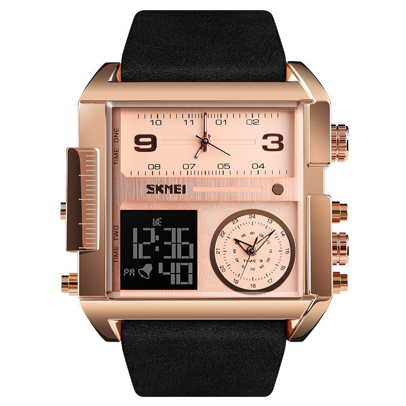Square Large Dial Watch Men'S Business Just NoNy