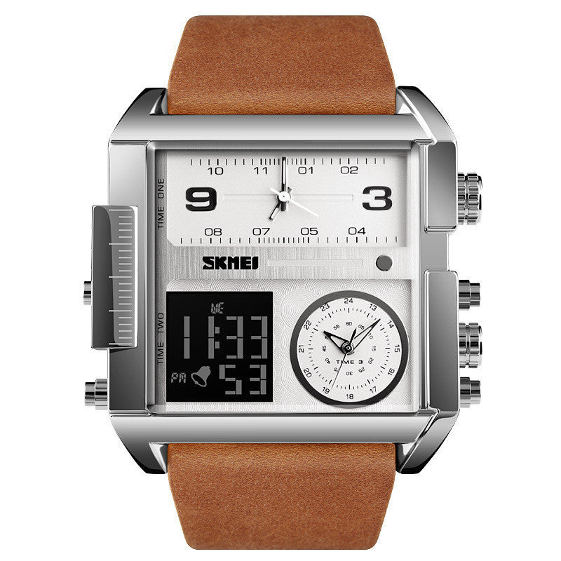 Square Large Dial Watch Men'S Business Just NoNy