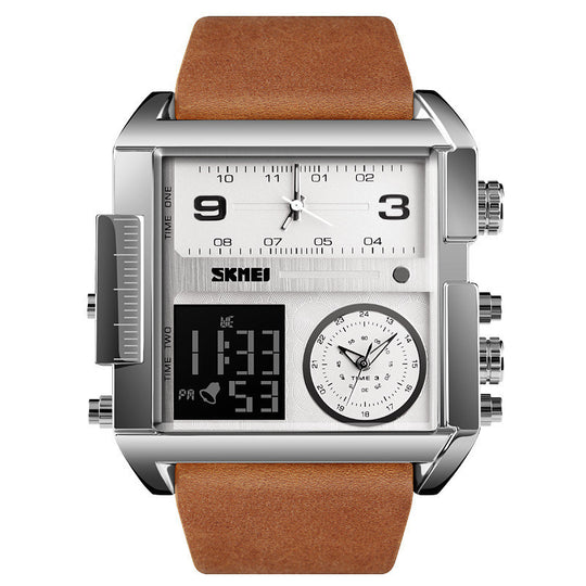 Square Large Dial Watch Men'S Business Just NoNy