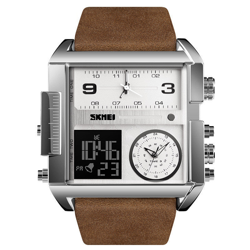 Square Large Dial Watch Men'S Business Just NoNy