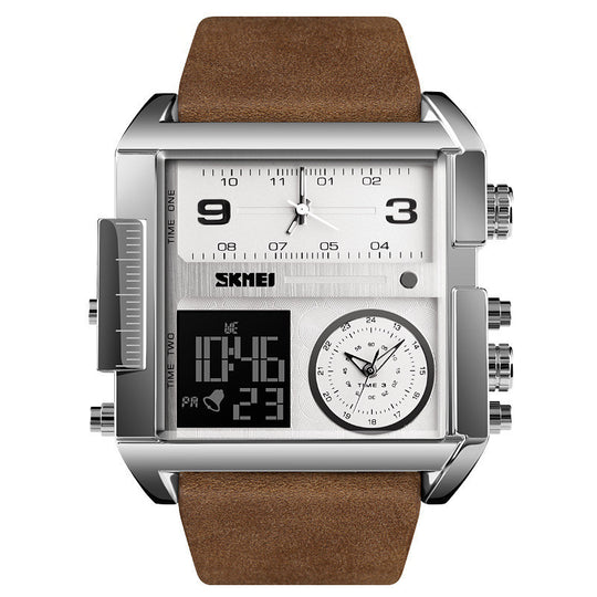 Square Large Dial Watch Men'S Business Just NoNy