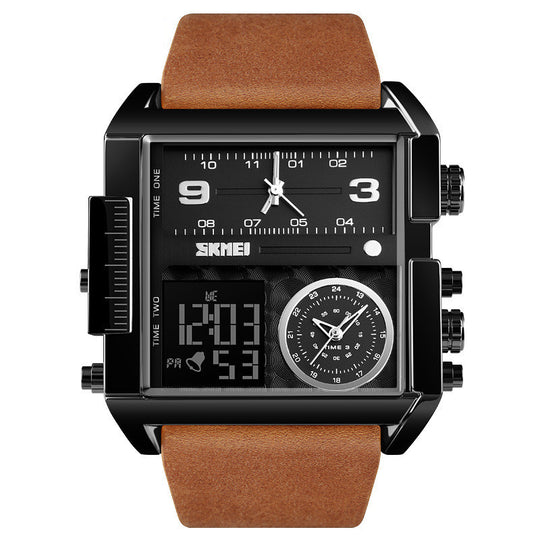 Square Large Dial Watch Men'S Business Just NoNy