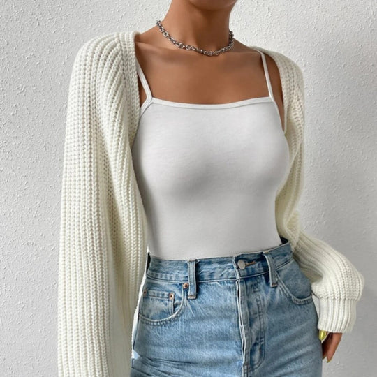 Outer Wear Solid Color Sweater Simple All-matching Just NoNy