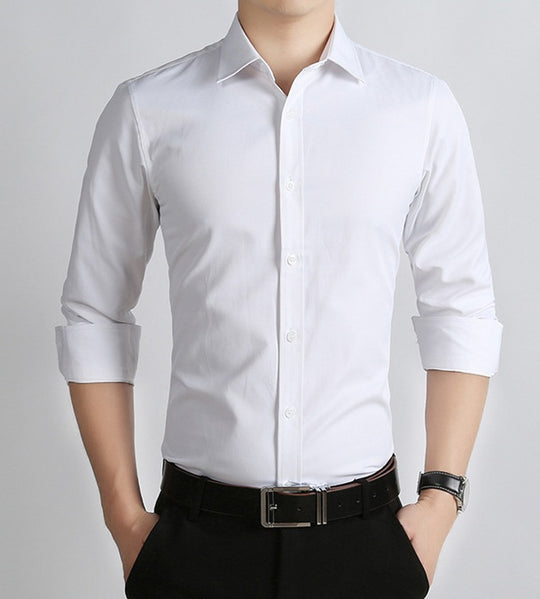 In the spring and Autumn period, the groom married the long sleeved shirt, the Korean gentleman's thin shirt, the business suit, the best man's shirt Just NoNy