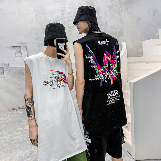 hiphop printed vest Just NoNy