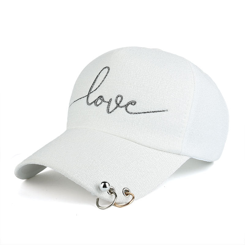 Ladies embroidered casual baseball cap Just NoNy