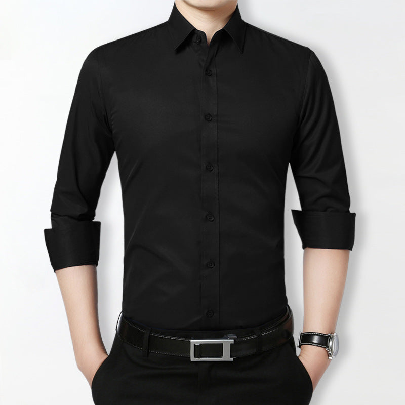 In the spring and Autumn period, the groom married the long sleeved shirt, the Korean gentleman's thin shirt, the business suit, the best man's shirt Just NoNy