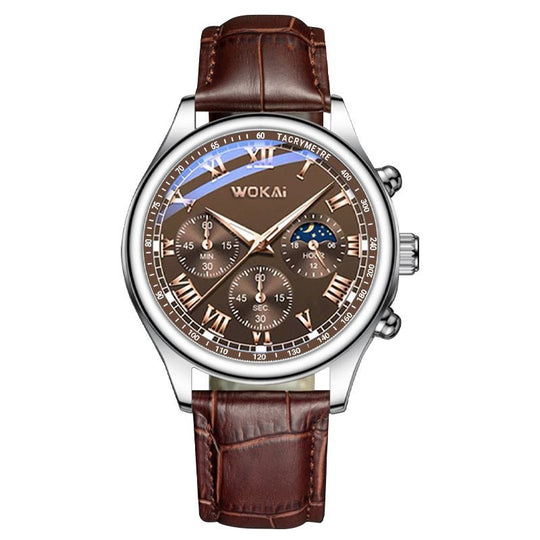 Quartz Sport Watch Casual Leather Belt Men's Watch Just NoNy