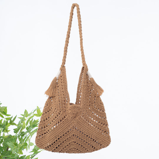 Fashion Woven Women's One Shoulder Handbag Just NoNy