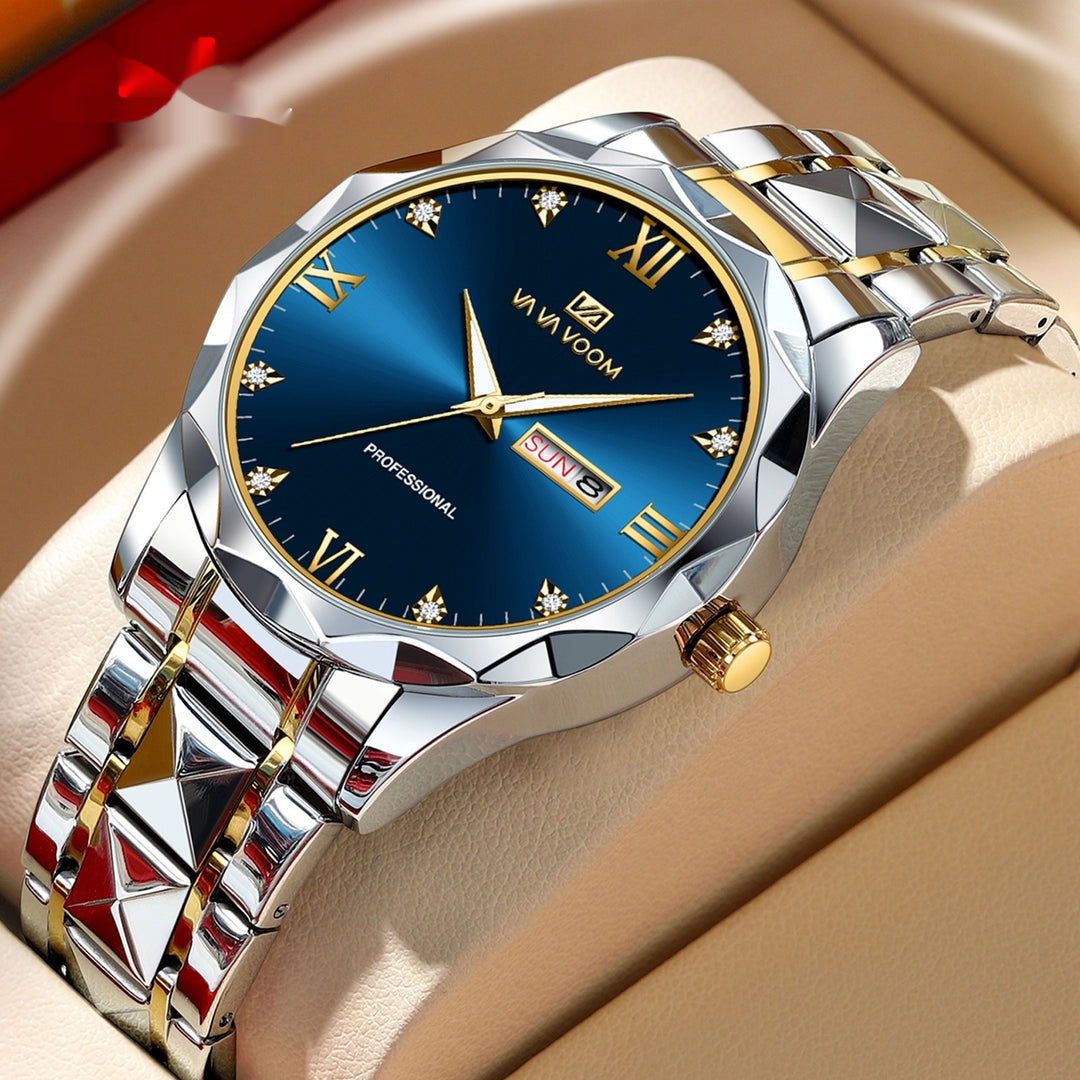 Stylish Tungsten Steel Men's Quartz Watch-justnony