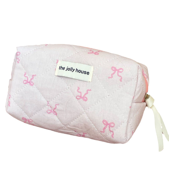 Ribbon Bow Makeup Bag For Students Korean Edition Just NoNy