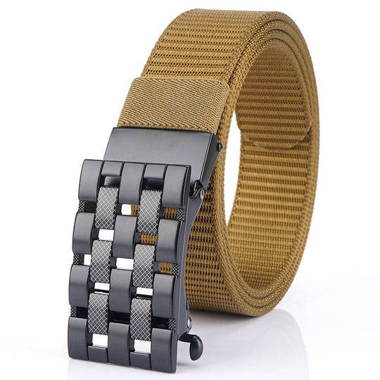 Automatic Buckle Thick Nylon Weaving Belt