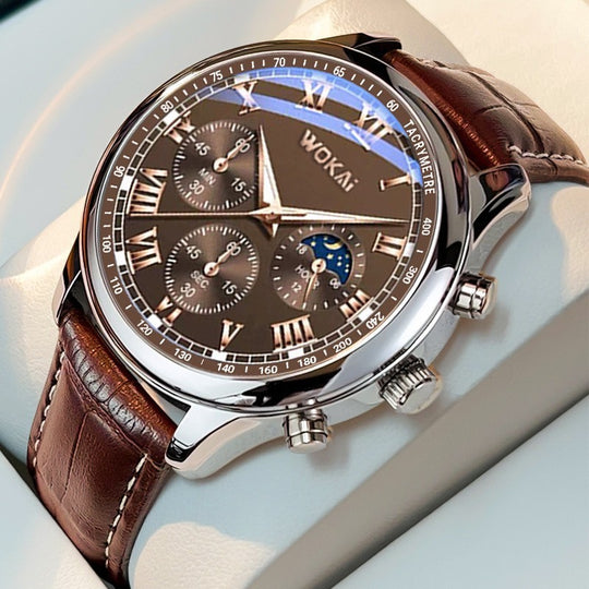 Quartz Sport Watch Casual Leather Belt Men's Watch Just NoNy