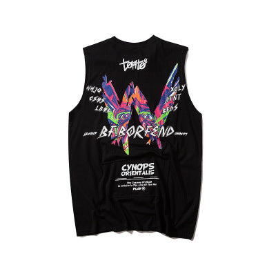 hiphop printed vest Just NoNy