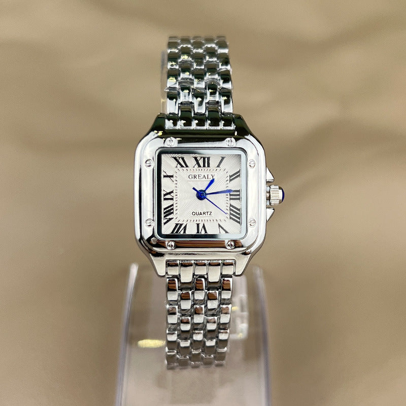 Steel Strip Roman Scale Watch Just NoNy