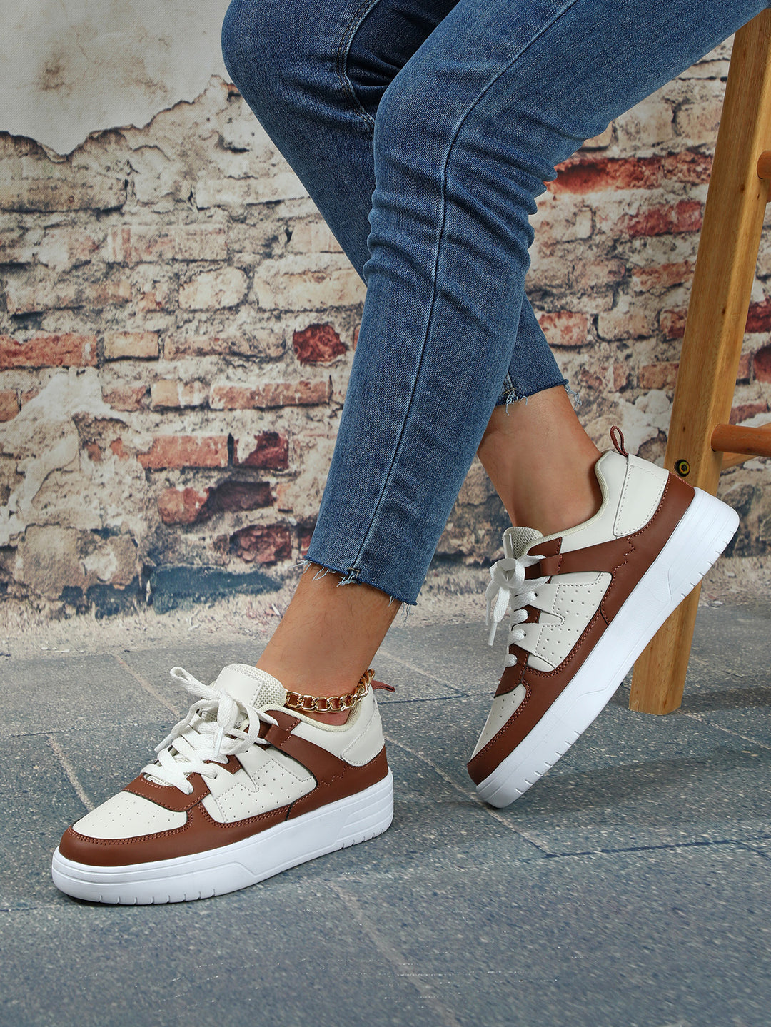 Ins European And American Fashion Platform Couple's Soft Bottom Comfortable Board Shoes Can Be Tie Up Just NoNy