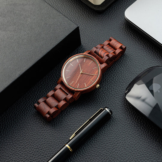 Vintage Casual Wood Watch Fashion Just NoNy