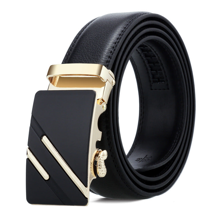 Men's Belt Automatic Buckle Business Trouser Belt Just NoNy